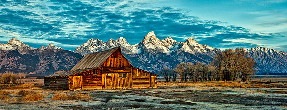Mormon Row Barn Morning