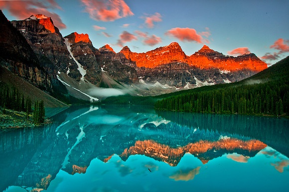 Moraine Lake Banff Sunrise