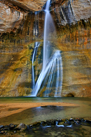 Lower Calf Creek Falls and First Cascade