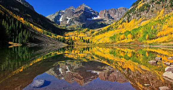 Maroon Bells Autumn Pano