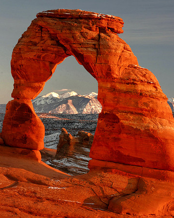 Winter Upon Delicate Arch