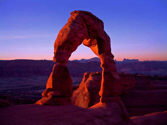 Delicate Arch's First Rays of Light